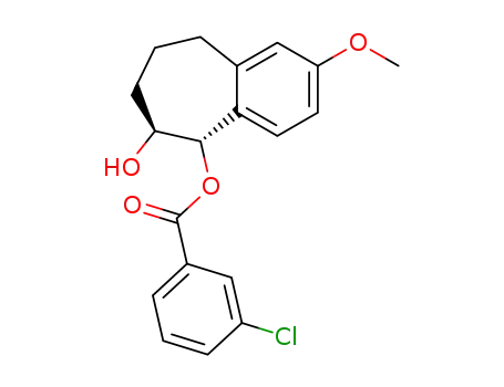 1,2-trans-1-m-chlorobenzoyloxy-2-hydroxy-7-methoxybenzosuberan