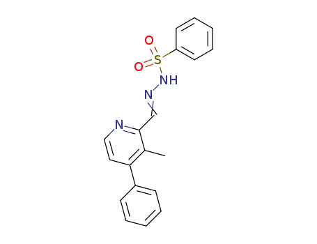 Benzenesulfonic acid,2-[(3-methyl-4-phenyl-2-pyridinyl)methylene]hydrazide cas  76609-59-1