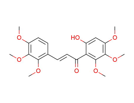 2-Propen-1-one,  1-(6-hydroxy-2,3,4-trimethoxyphenyl)-3-(2,3,4-trimethoxyphenyl)-