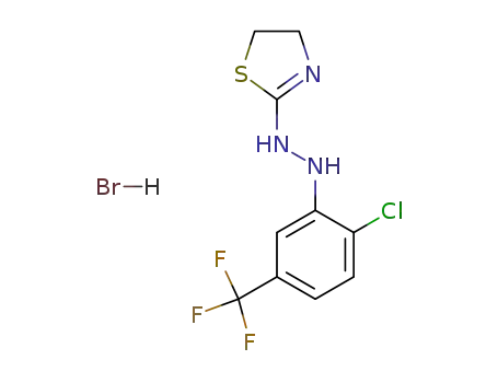 2-Thiazolidinone, [2-chloro-5-(trifluoromethyl)phenyl]hydrazone,
monohydrobromide