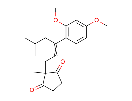 2-methyl-2-<3'-(2'',4''-dimethoxyphenyl)-5'-methylhex-2'-enyl>cyclopentane-1,3-dione