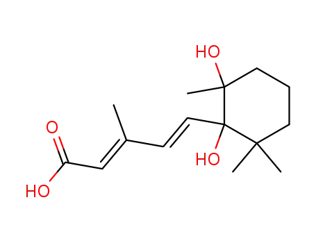2,4-Pentadienoic acid,
5-(1,2-dihydroxy-2,6,6-trimethylcyclohexyl)-3-methyl-