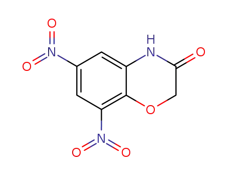 Molecular Structure of 96753-74-1 (6,8-dinitro-(2H)-1,4-benzoxazin-3(4H)-one)