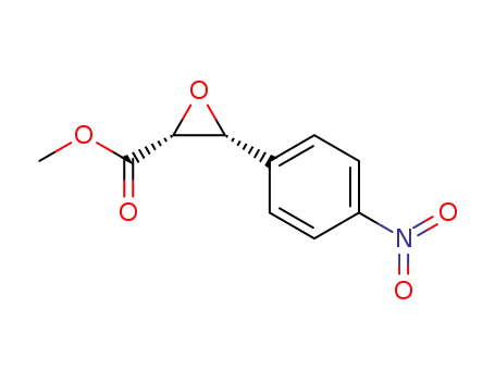 Molecular Structure of 108492-48-4 (methyl 3-(4-nitrophenyl)-2-oxiranecarboxylate)