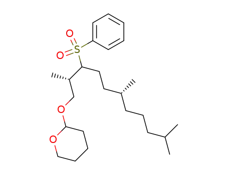 (2S,6R)-2,6,10-trimethyl-3-(phenylsulfonyl)-1-(tetrahydropyranyloxy)undecane