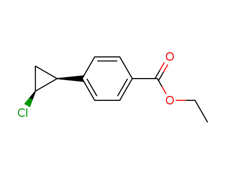 Ethyl p-(cis-2-chlorocyclopropyl)benzoate