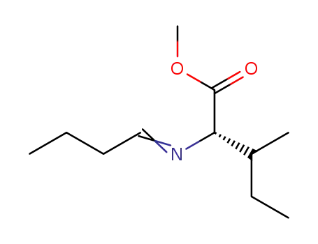 L-Isoleucine, N-butylidene-, methyl ester