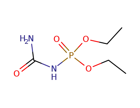 Molecular Structure of 3135-78-2 (Ureidophosphorsaeurediethylester)