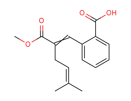 2-((Z)-2-Methoxycarbonyl-5-methyl-hexa-1,4-dienyl)-benzoic acid
