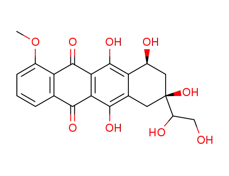 Molecular Structure of 56149-23-6 (4'-deoxydoxorubicinol 7-deoxyaglycone)