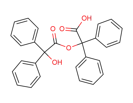 (hydroxydiphenylacetoxy)diphenylacetic acid