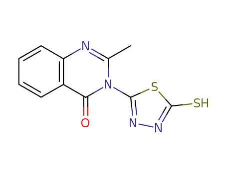 3-(5-mercapto-1,3,4-thiadiazol-2-yl)-2-methyl-4(3H)-quinazolinone