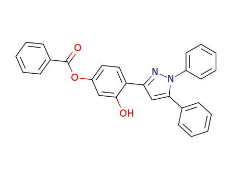 Benzoic acid 4-(1,5-diphenyl-1H-pyrazol-3-yl)-3-hydroxy-phenyl ester