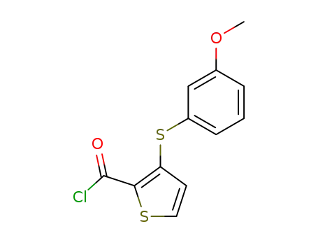 3-(3-Methoxy-phenylsulfanyl)-thiophene-2-carbonyl chloride
