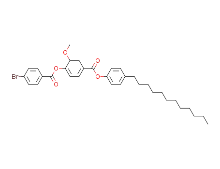 Benzoic acid, 4-[(4-bromobenzoyl)oxy]-3-methoxy-, 4-dodecylphenyl
ester