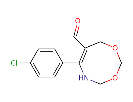 6-(4-chlorophenyl)-7-formyl-2,4,5,8-tetrahydro-1,3-dioxa-5-azocine