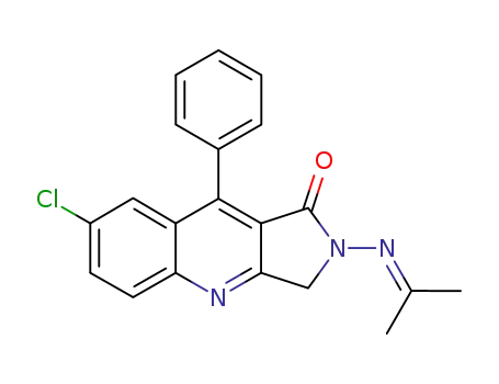 7-chloro-2,3-dihydro-2-isopropylimino-9-phenyl-1H-pyrrolo<3,4-b>quinoline-1-one