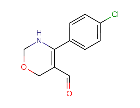 4-(4-chlorophenyl)-5-formyl-2,3-dihydro-6H-1,3-oxazine