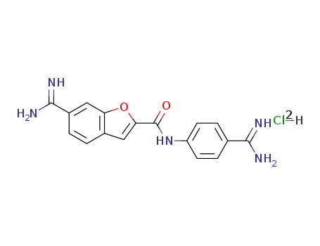 6-Amidino-N-(4-amidinophenyl)-1-benzofuran-2-carboxamid-dihydrochlorid