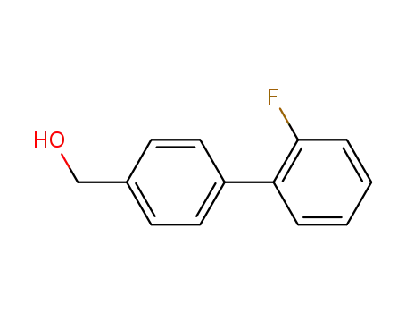 Molecular Structure of 773872-57-4 (4-(2-Fluorophenyl)benzyl alcohol)