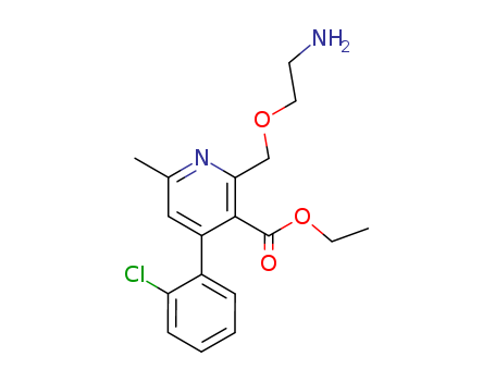 3-Pyridinecarboxylicacid, 2-[(2-aminoethoxy)methyl]-4-(2-chlorophenyl)-6-methyl-, ethyl ester