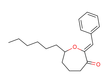 2-benzylidene-7-hexyloxepane-3-one