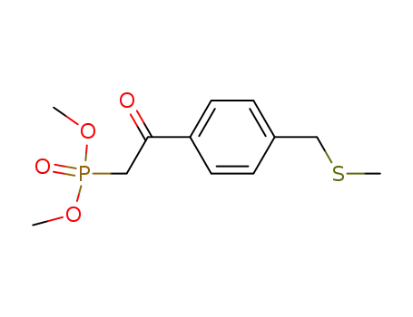 2<4-Methylthiomethylphenyl>-2-oxoethylphosphonsaeure-dimethylester