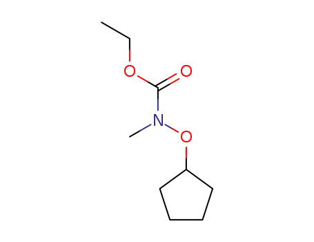 Carbamic  acid,  (cyclopentyloxy)methyl-,  ethyl  ester  (9CI)