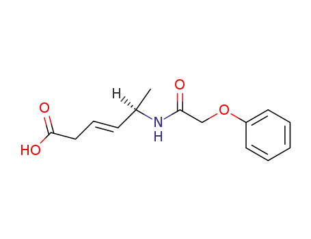 (E)-(R)-5-(2-Phenoxy-acetylamino)-hex-3-enoic acid
