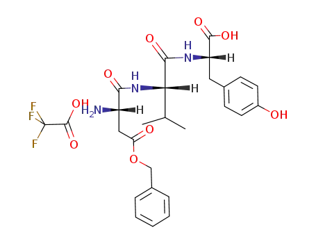 H<sup>(1+)</sup>Asp(Bzl)-Val-Tyr-OH*Tfa<sup>(1-)</sup>