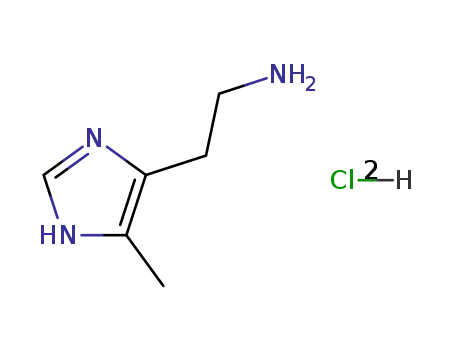 1H-Imidazole-5-ethanamine,4-methyl-, hydrochloride (1:2)