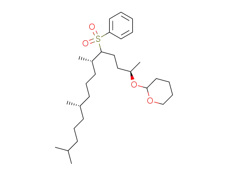 (2R,6S,10S)-6,10,14-trimethyl-5-(phenylsulfonyl)-2-(tetrahydropyranyloxy)pentadecane