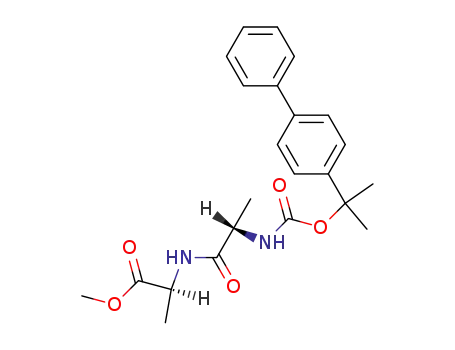 <1-(Biphenyl-4-yl)-1-methylethoxycarbonyl>-alanyl-alanin-methylester