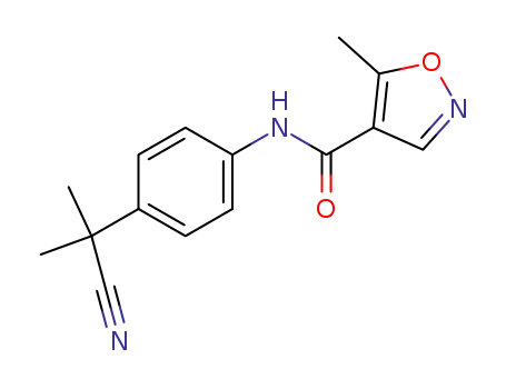 N-<4-(1-Cyano-1-methylethyl)phenyl>-5-methylisoxazole-4-carboxamide