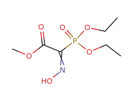 Molecular Structure of 106052-18-0 (DIETHYL(HYDROXYIMINO-METHOXYCARBONYL-METHYL)PHOSPHONATE)