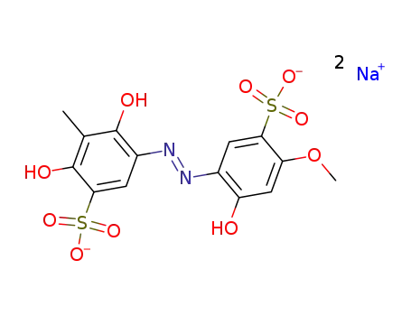 C<sub>14</sub>H<sub>12</sub>N<sub>2</sub>O<sub>10</sub>S<sub>2</sub><sup>(2-)</sup>*2Na<sup>(1+)</sup>