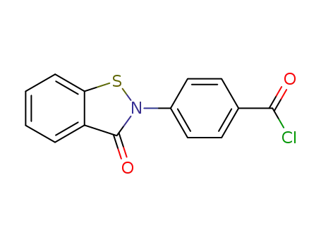 4-(3-Oxo-3H-benzo[d]isothiazol-2-yl)-benzoyl chloride
