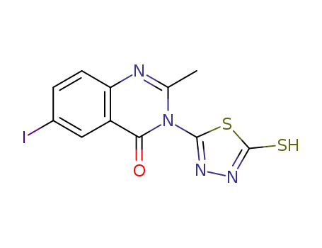 6-Iodo-3-(5-mercapto-[1,3,4]thiadiazol-2-yl)-2-methyl-3H-quinazolin-4-one