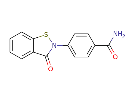 4-(3-oxo-1,2-benzisotiazolin-2-il)benzamide