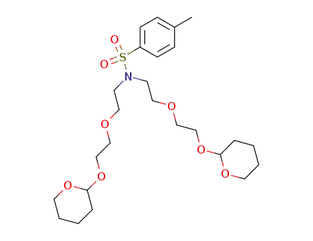 4-Methyl-N,N-bis-{2-[2-(tetrahydro-pyran-2-yloxy)-ethoxy]-ethyl}-benzenesulfonamide