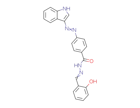 4-(1H-Indol-3-ylazo)-benzoic acid [1-(2-hydroxy-phenyl)-meth-(E)-ylidene]-hydrazide