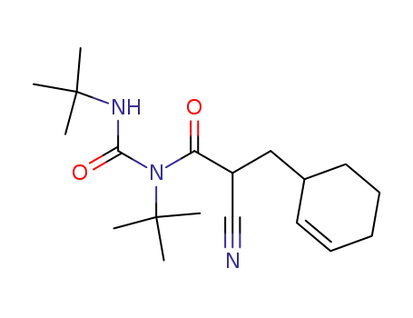 N-<2-cyano-3-(cyclohex-2-enyl)propionyl>-N,N'-di-t-butylurea