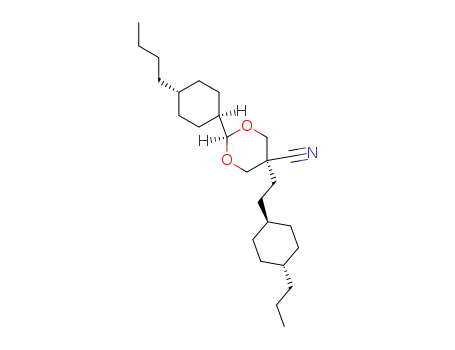 2-(4-Butyl-cyclohexyl)-5-[2-(4-propyl-cyclohexyl)-ethyl]-[1,3]dioxane-5-carbonitrile