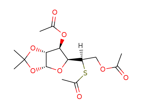 3,6-Di-O-아세틸-5-데옥시-5-S-아세틸-1,2-O-이소프로필리덴-αD-글루코푸라노스