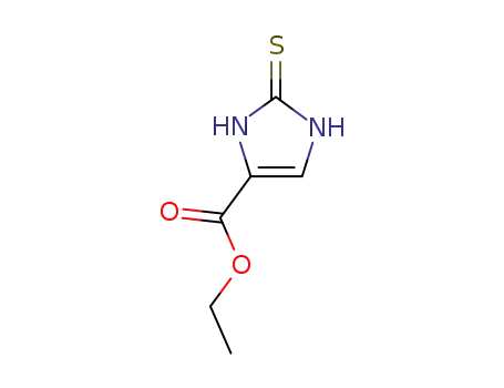 Molecular Structure of 64038-64-8 (4-ETHOXYCARBONYLIMIDAZOLE-2-THIOL)