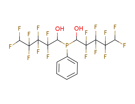 2,2,3,3,4,4,5,5-Octafluoro-1-[(2,2,3,3,4,4,5,5-octafluoro-1-hydroxy-pentyl)-phenyl-phosphanyl]-pentan-1-ol