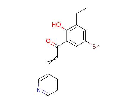 (E)-1-(5-Bromo-3-ethyl-2-hydroxy-phenyl)-3-pyridin-3-yl-propenone