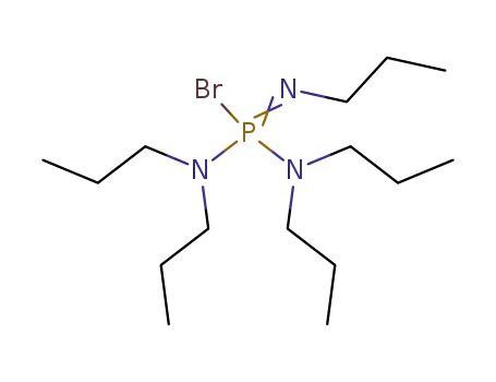 Molecular Structure of 73954-61-7 (pentapropylphosphorodiamidimidic bromide)