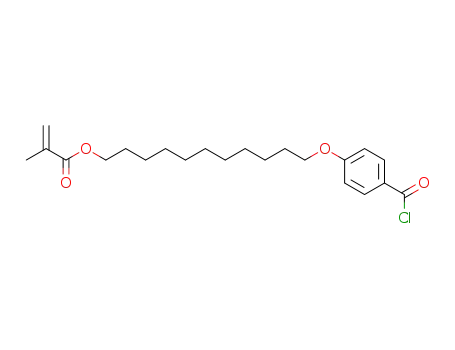 2-Methyl-acrylic acid 11-(4-chlorocarbonyl-phenoxy)-undecyl ester