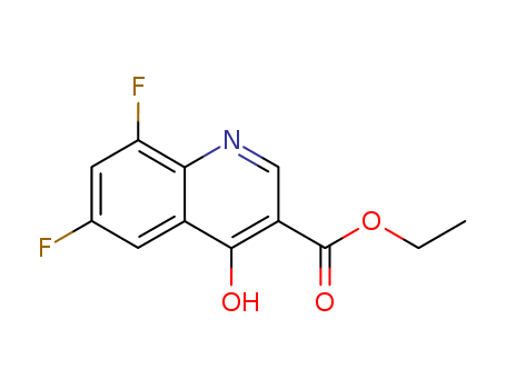 ETHYL 6,8-DIFLUORO-4-HYDROXYQUINOLINE-3-CARBOXYLATE  CAS NO.107555-38-4